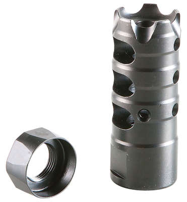 Barrels Choke Tubes Patriot Ordnance Factory 223 POF TRIPLE PORT MUZZLE BRAKE 223 • Model: 223